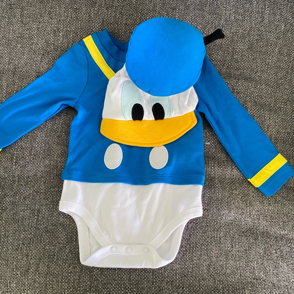 Disney Baby Donald Duck Onesie with Hat